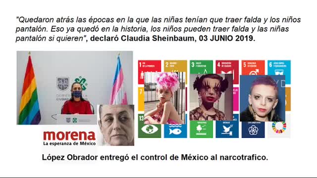 Sheinbaum NIÑOS TRANS - MORENA 2022