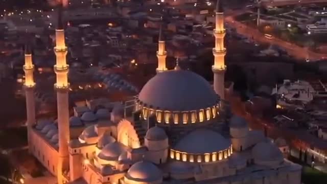 The night view of the city from the sky is so beautiful.