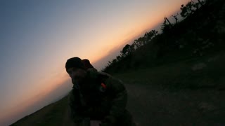 Hike and vlog . Sunset. GoPro