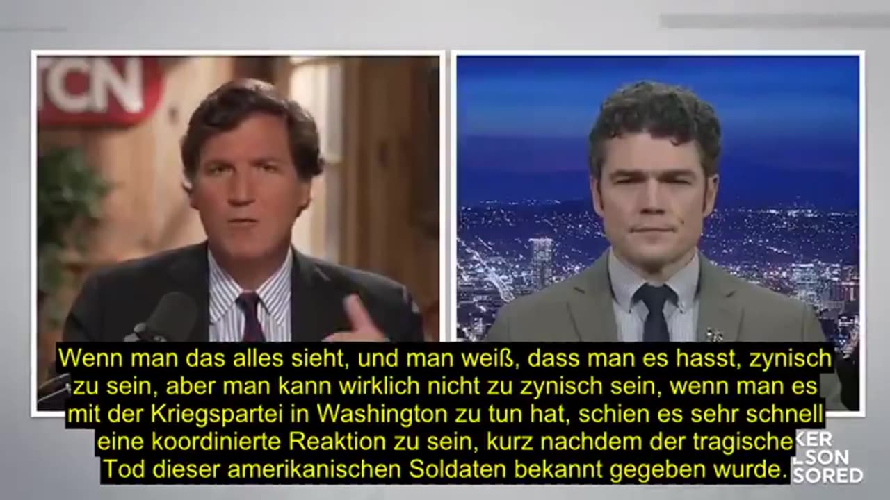 US wants a war - Tucker Carlson