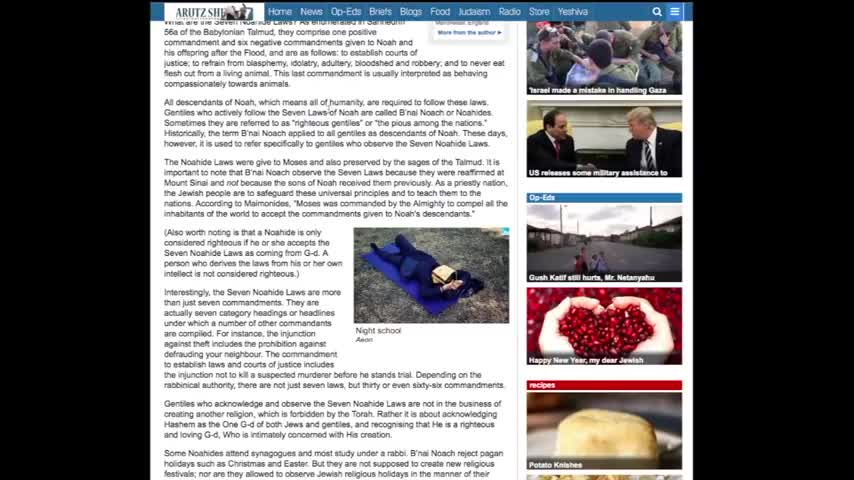 NOAHIDE LAWS,MASON CONNECTION