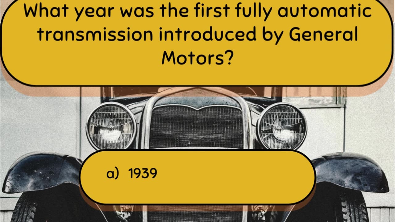 Automotive History Question 9