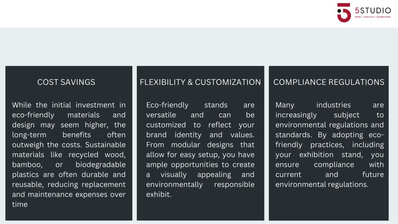 Why an Eco-Friendly Exhibition Stand is a Great Investment