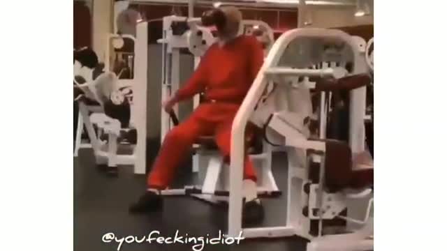 at the gym!