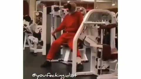 at the gym!