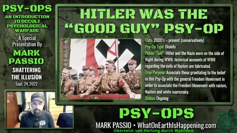 ⚠️ Mark Passio - Psy-Ops, Einführung in die okkulte psychologische Kriegsführung!