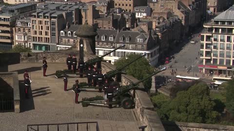 King Charles and his siblings walk behind Queen’s coffin