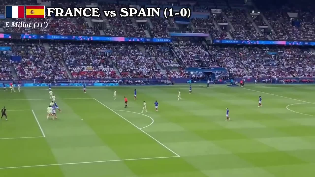 Spain vs France (5-3) Highlights Olympics Paris 2024 men's football final - Gold Medal Celebrations