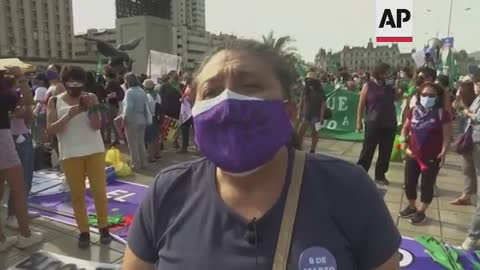 Peru women march against violence and for equality