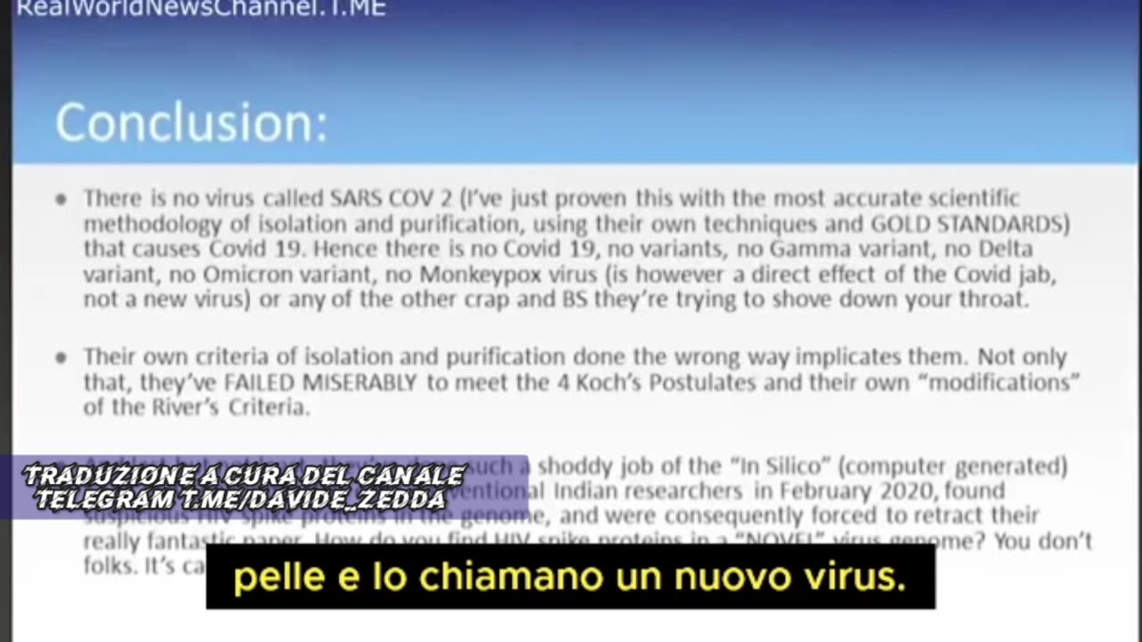 DOTT.SSA POORNIMA WAGH: "NON ESISTE IL SARS-CoV-2, NON ESISTE IL COVID-19, NON ESISTONO VARIANTI