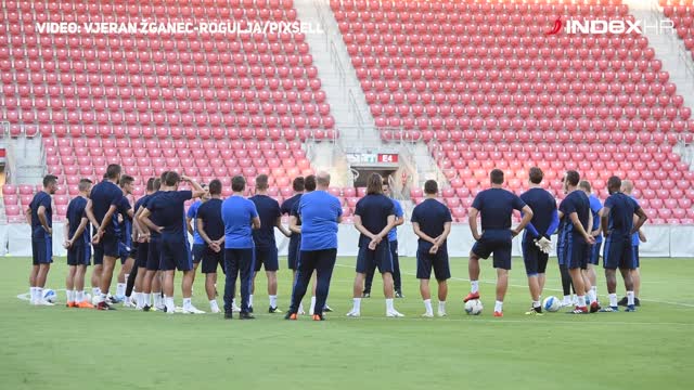 Trening Dinama uoči uzvratne utakmice s Hapoel Beer Sheva