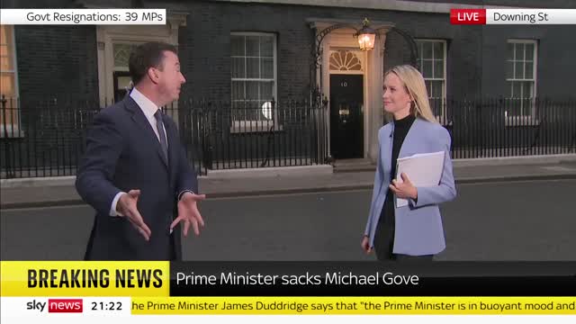 Boris Johnson sacks Levelling Up Secretary Michael Gove