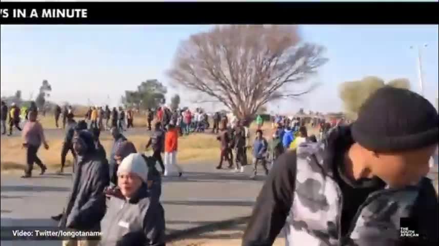 WATCH : Kagiso resident protesting for closure of UNSAFE mines | NEWS IN A MINUTE