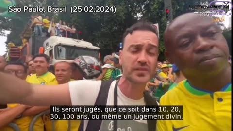 Grosse manif au Brésil.....