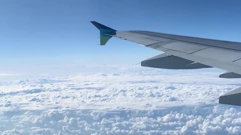 Beautiful sky from the plane