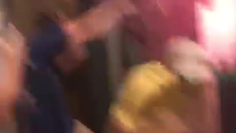 Indoor roman candle fight