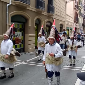 Jesters Celebration in Pamplona Spain
