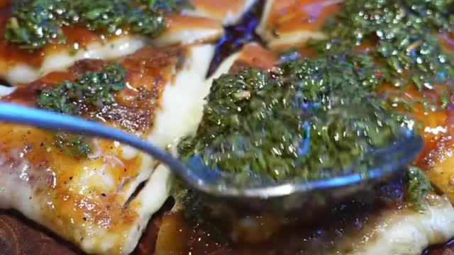 Provoleta w @Al Frugoni Chimichurri