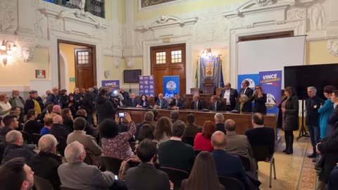 🔴 Matteo Salvini, Alberto Bagnai e i candidati alle elezioni regionali in Abruzzo del 10 Marzo 2024.