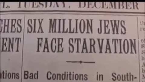 They lied and kept on lying about the so called '6 million' 18 years before Hitler...