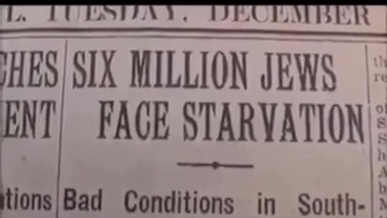 They lied and kept on lying about the so called '6 million' 18 years before Hitler...