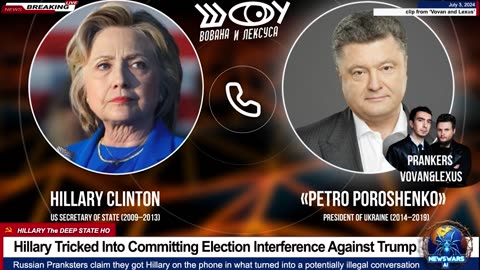 BREAKING: Hillary Tricked Into Committing Election Interference Against Candidate Trump?
