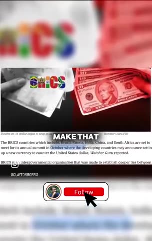 BRICS Nations Have Officially Set A Date To Ditch The US Dollar.