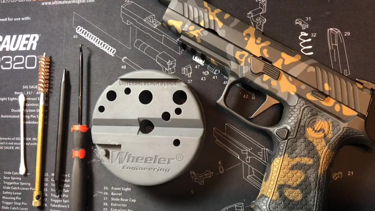 Sig Sauer P320 striker removal, disassembly, cleaning and reassembly