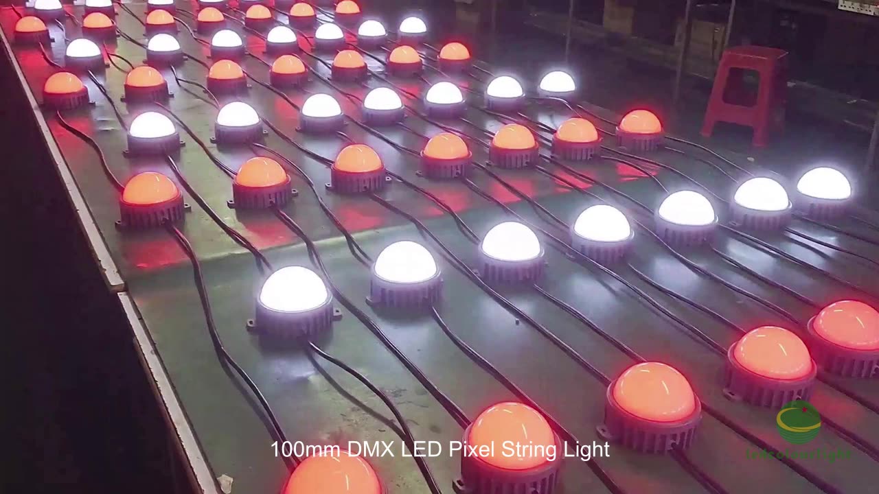 Ledcolourlight 100mm DMX pixel string light