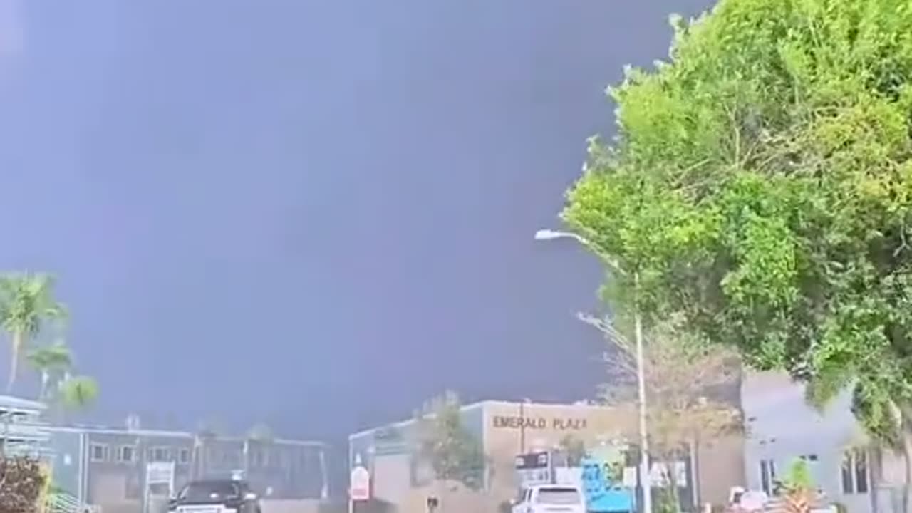 Never seen footage of a group of children running away from the fires t