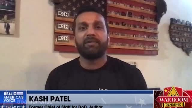 Steve Bannon with Kash Patel 9/20/2022