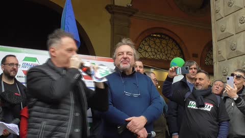 Bologna 09.04.2022 No Draghi Day Italexit