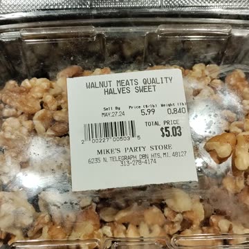 Eating Walnuts From Mike's Party Store, Telegraph Rd, Dbn Hgts, MI, 10/16/23