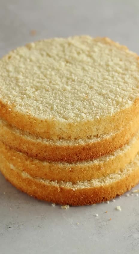 Ванильный бисквит на горячем молоке🍰РЕЦЕПТ