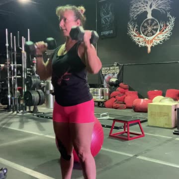 Bicep Curl with Overhead Press Neutral Grip