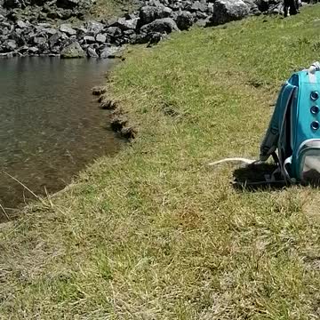 Lake on top of the mountain