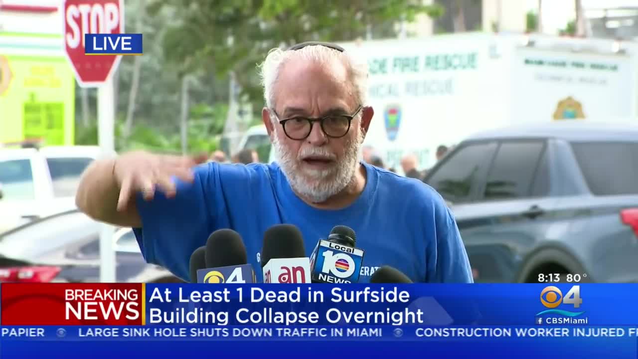 Surfside Condo Resident Barry Cohen Said The Partial Collapse Of His Building Was Scary