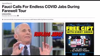 Fauci Calls For Endless COVID Jabs During Farewell Tour