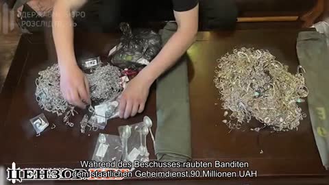 Während des Beschusses raubten Banditen dem staatlichen Geheimdienst 90 Millionen UAH