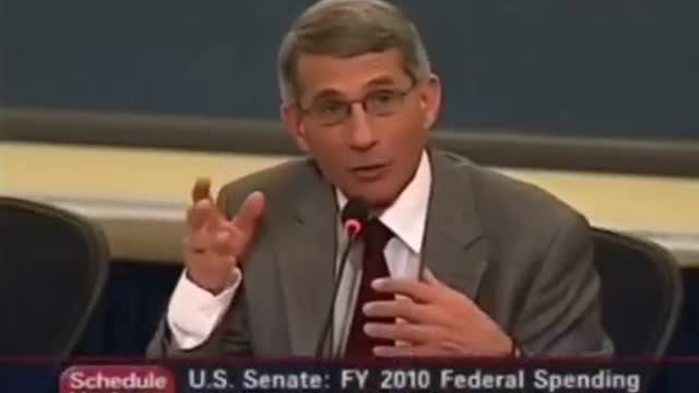 Anthony Fauci disclosing PLANDEMIC rollout in 2009