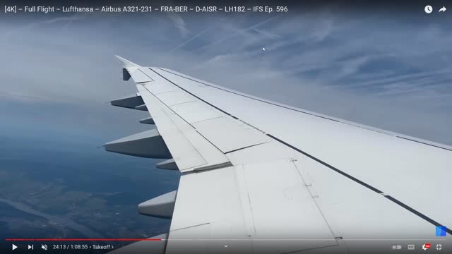 Chemtrails viewed from a plane