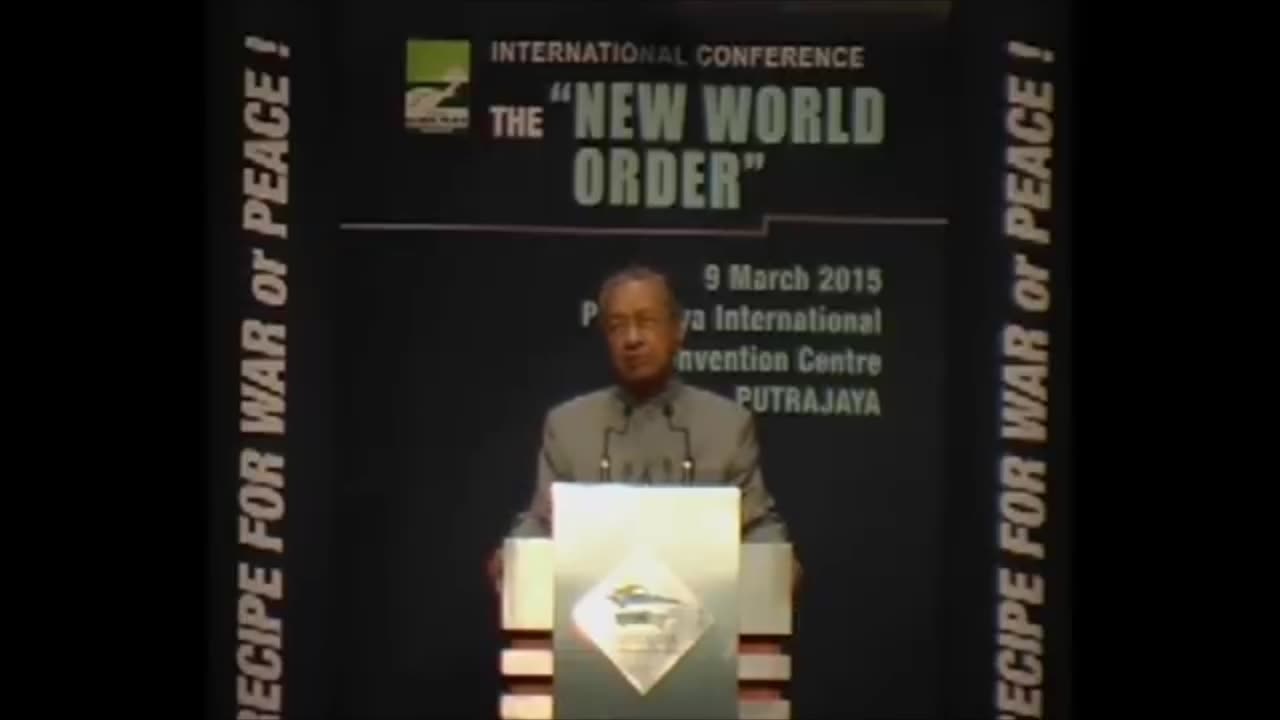 Malaysian PM says NWO population target is 1 billion