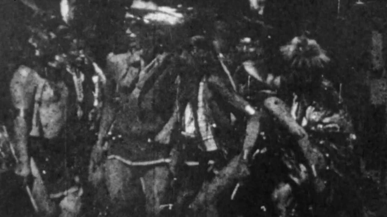 Sioux Ghost Dance (1894 Original Black & White Film)
