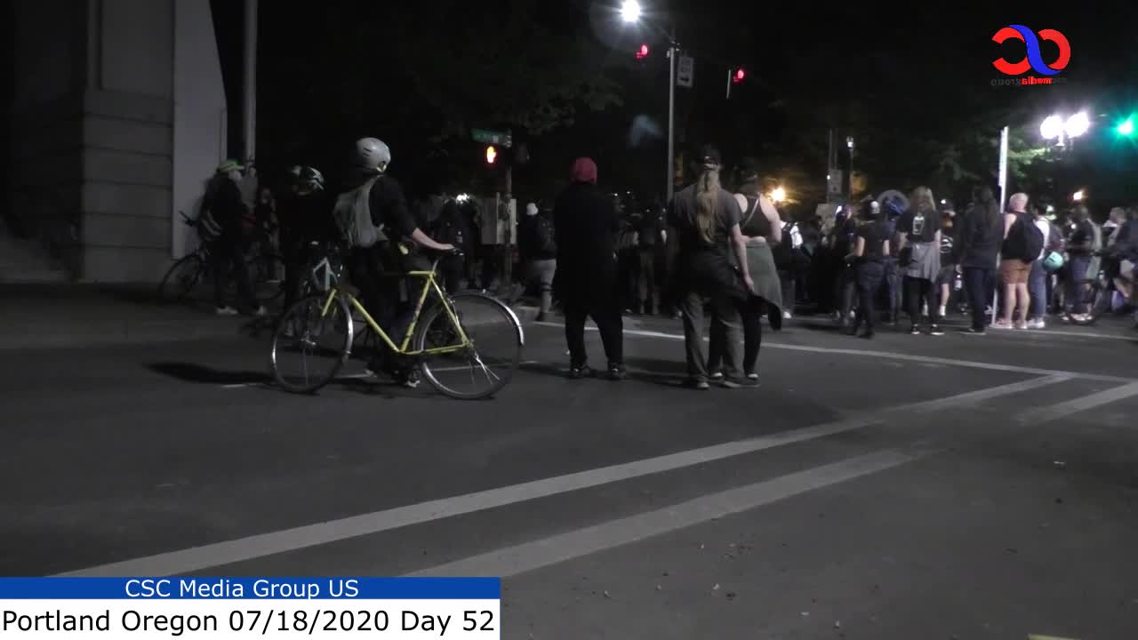 Day 52 In Portland Has Seattle Activists From CHAZ Arrive And Lead Some Chants