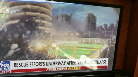 Condominium Complex Collapses caught on video Surfside, Florida June 23, 2021
