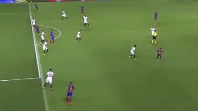 Neymar First goal FC Barcelona in 2016/2017
