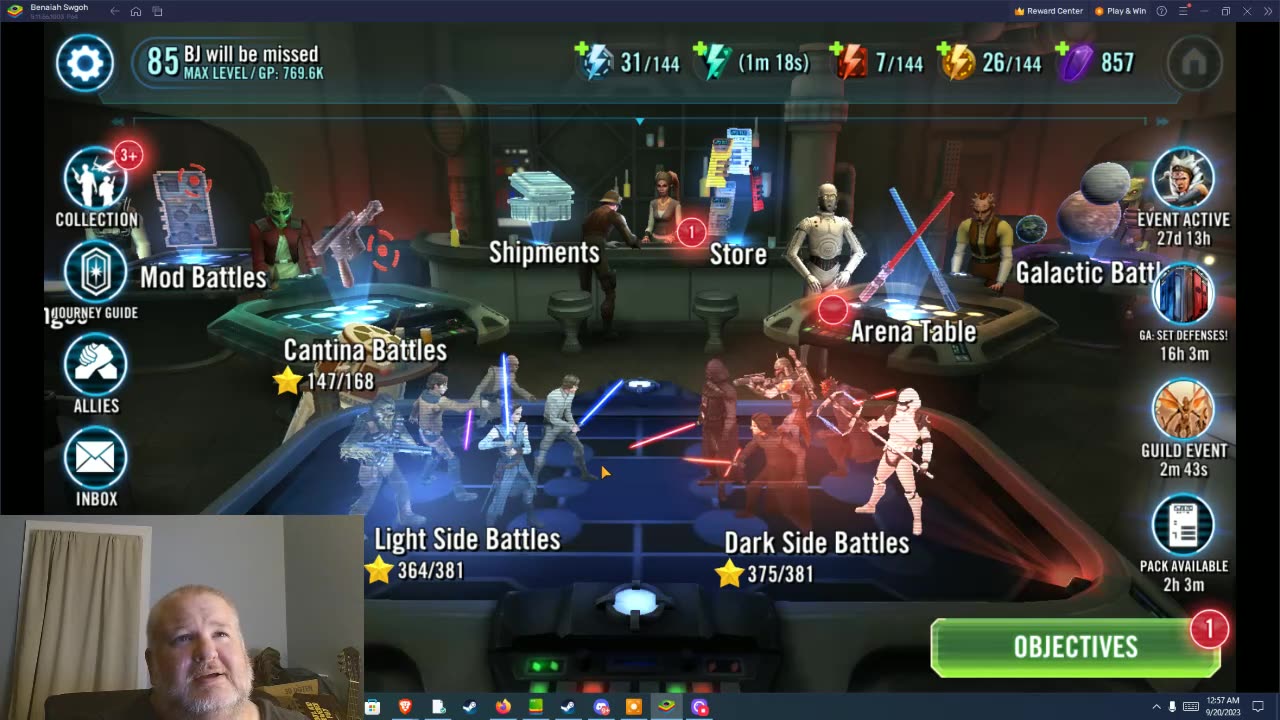 Star Wars Galaxy of Heroes F2P Day 146