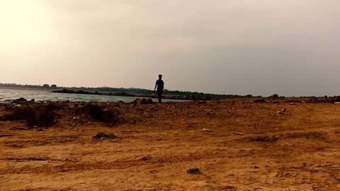 Boy Walking Silhouette