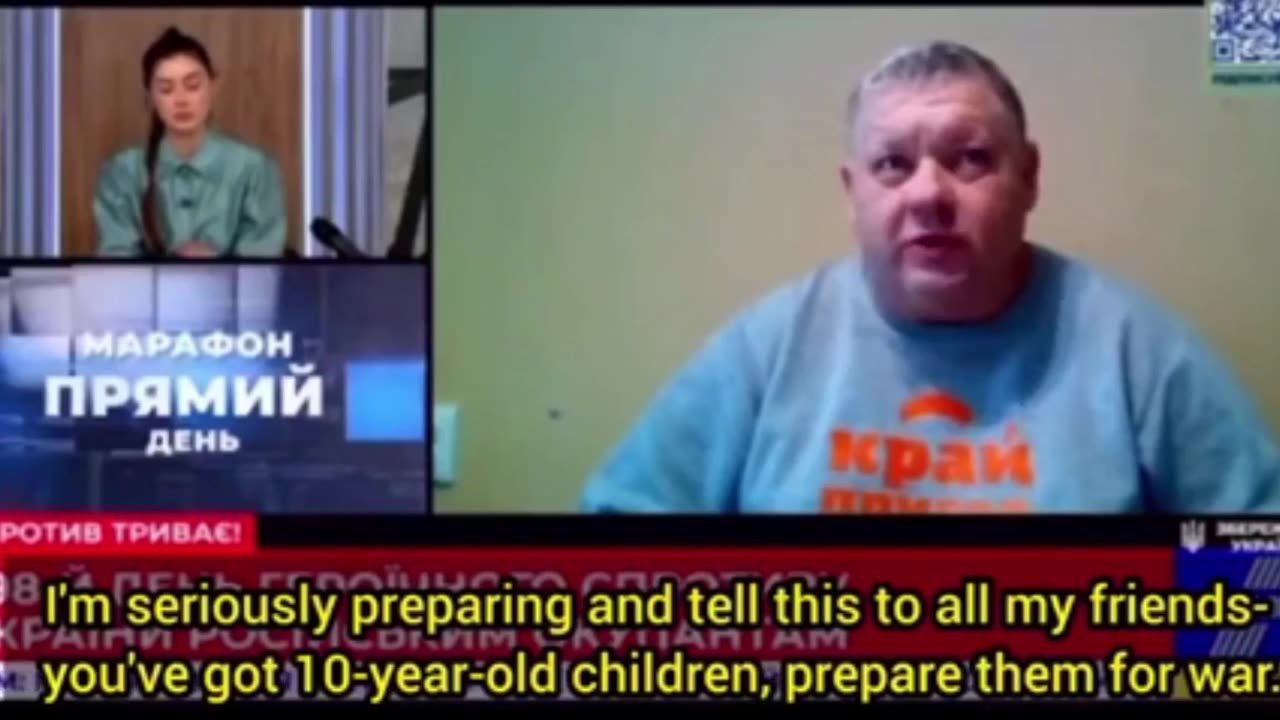 📺🇺🇦 Ukraine Russia War | Ukrainian TV Commentator Endorses Preparing 10-Year-Old Kids for War | RCF