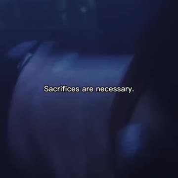 What Are You Ready To Sacrifice?